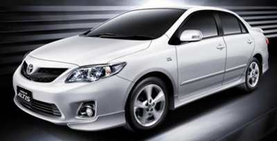 Toyota Altis for rent in Phuket