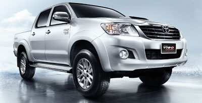 Toyota Vigo for rent in Phuket