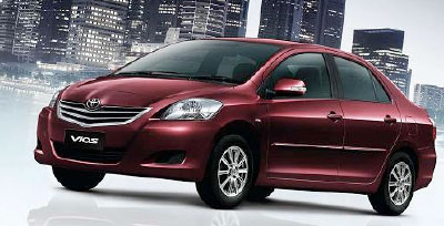 Toyota Vios for rent in Phuket
